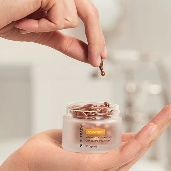 Neostrata Enlighten Vitamin C Concentrate Radiance Capsules uneven tone + spots - Picture 4 of 5